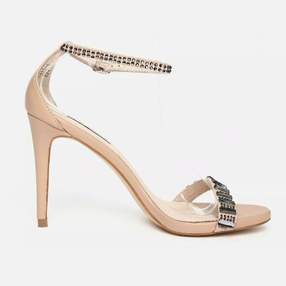 Steve Madden Suzanna Ankle Strap Rhinestone Sandal Size 7M - Picture 1 of 11